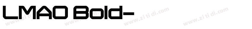 LMAO Bold字体转换